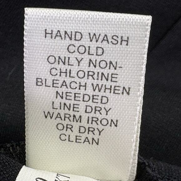 Banana Republic Structured Knee Length Pencil Skirt Black Size 2 Suit Separate - Picture 7 of 11